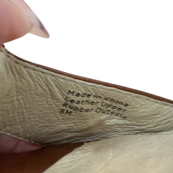 Michael Michael Kors Leather Logo strappy Tortoise heel Sandal women's size 8 - Picture 9 of 10